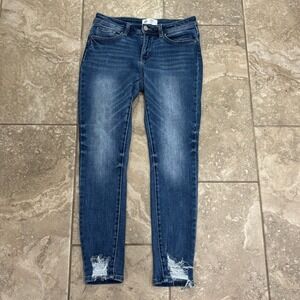 BKE Stella Mid Rise Slim Fit Ankle Tall‎ Sz 28